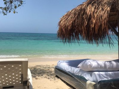 Playa Tranquila Barú zona de descanso
