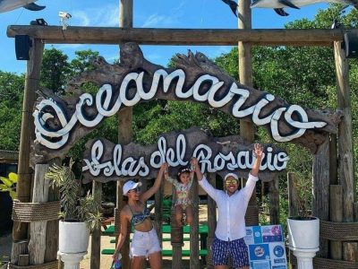Entrada al Oceanario en las Islas del Rosario