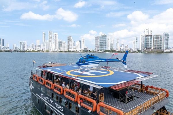 vuelo por cartagena desde la bahia
