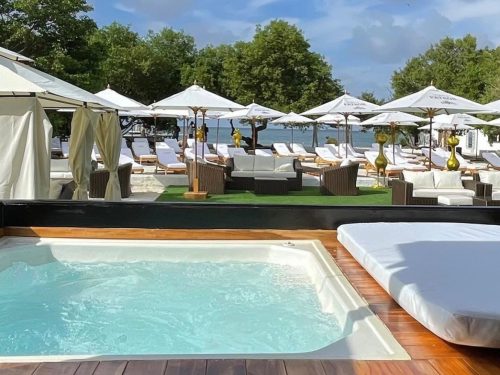 Piscina de Pa’ Pao Beach para disfrutar un pasadía.